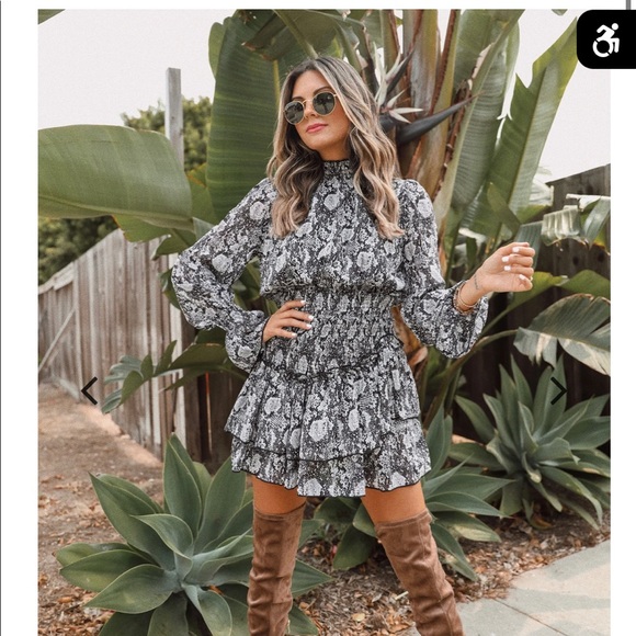 Python long sleeve dress - Picture 1 of 2